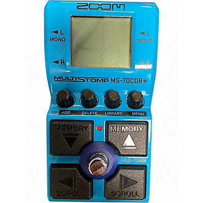 Used Zoom MULTISTOMP MS70CDRPLUS Effect Pedal