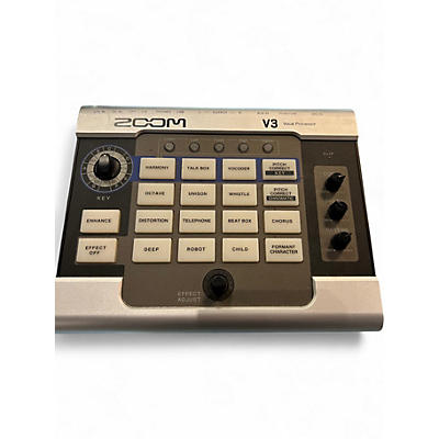 Used Zoom V3 VOCAL PROCESSOR Multi Effects Processor