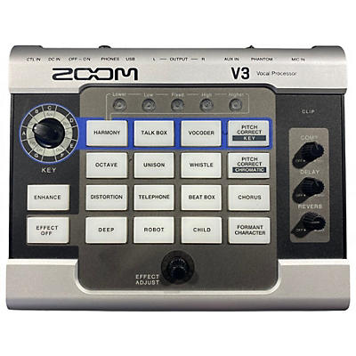 Used Zoom V3 Vocal Processor Multi Effects Processor