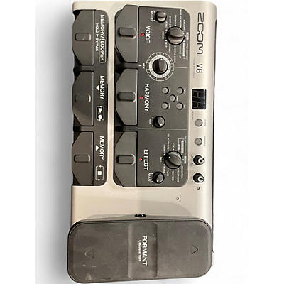 Used Zoom V6 VOCAL PROCESSOR Effect Pedal Package