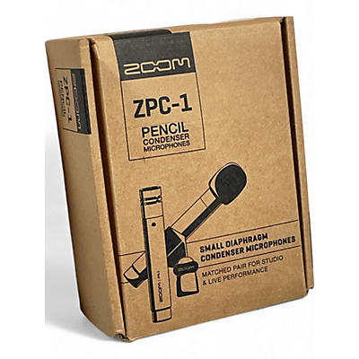 Used Zoom ZPC-1 MATCHED PAIR PENCIL CONDENSER Condenser Microphone