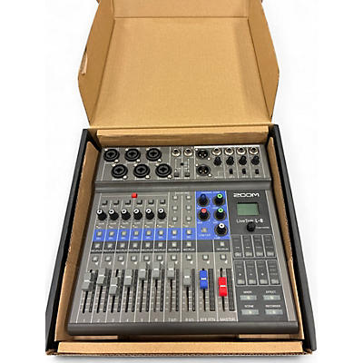 Used Zoom Zoom LiveTrak L-8 8-Channel Mixer Powered Mixer