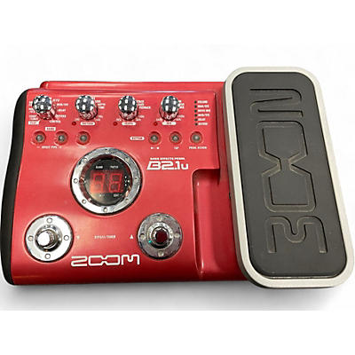 Used Zoom b2.1u Bass Effect Pedal