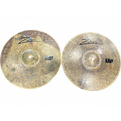 Used Zultan 14in Raw Hi-Hat Pair Cymbal