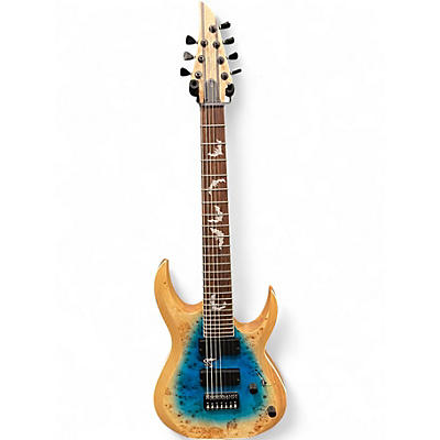 Used Zuwei Custom Shop Series Blue Starburst Solid Body Electric Guitar