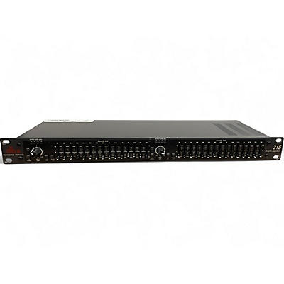 Used dbx 215 Dual 15-Band Graphic Equalizer