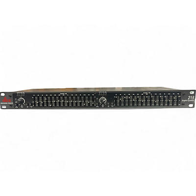 Used dbx 215 Dual 15-Band Graphic Equalizer