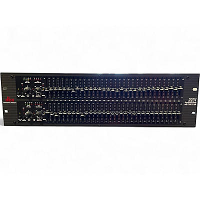 Used dbx 2231 Dual 31-Band Graphic Equalizer