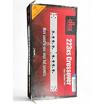 Used dbx 223XS Stereo 2-Way/Mono 3-Way Crossover