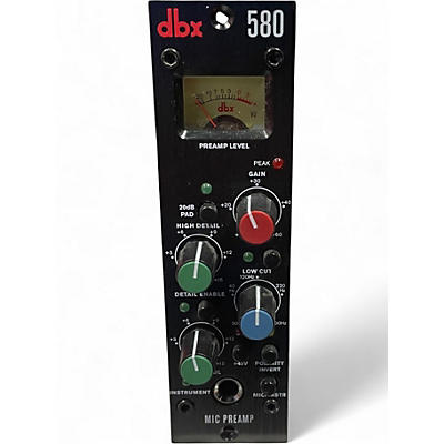Used dbx 580 Mic Preamplifier Rack Equipment