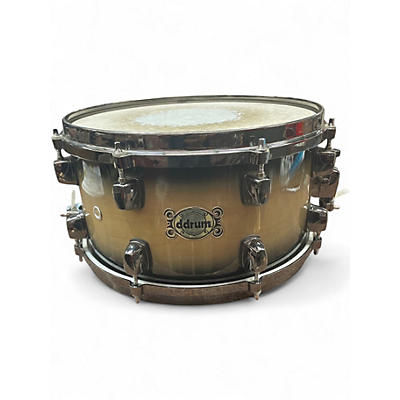 Used ddrum 13in Dominion Maple Snare 2 tone fade Drum