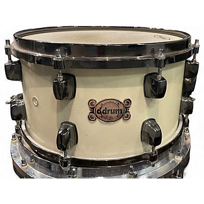 Used ddrum 13in Dominion Maple series Alpine White Drum