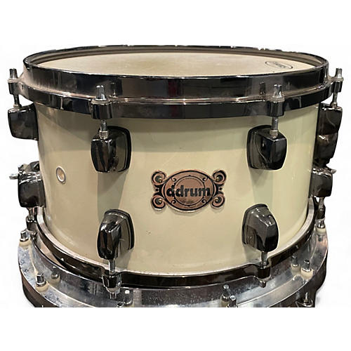 Used ddrum 13in Dominion Maple series Alpine White Drum Alpine White 31