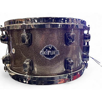 Used ddrum 13in Dominion Silver Sparkle Drum
