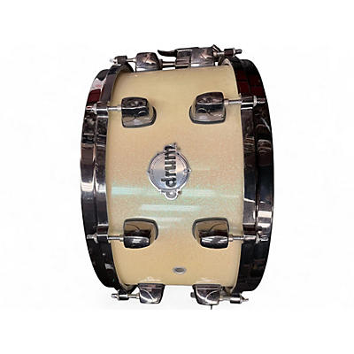 Used ddrum 13in custom maple snare  cream sparkle Drum