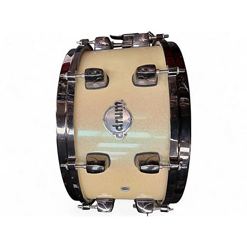 Used ddrum 13in custom maple snare  cream sparkle Drum cream sparkle 31