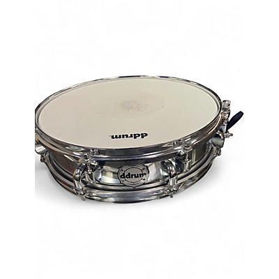 Used ddrum 13in modern tone piccolo snare steel Drum