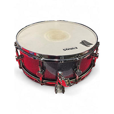 Used ddrum 14.25in Reflex Series Snare Silver Sparkle Drum