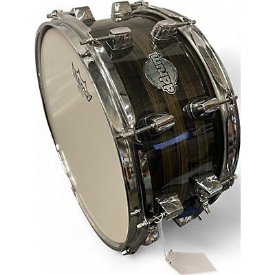 Ddrum Used ddrum 14X6 Dominion Birch Snare Brushed Olive Metallic Drum