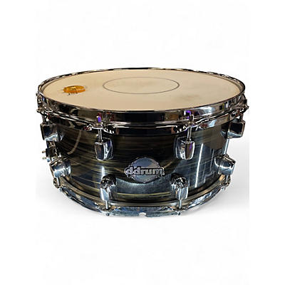 Used ddrum 14X6.5 Dominion Maple Snare Brushed Olive Drum
