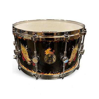 ddrum Used ddrum 14X8 Vinnie Paul Signature Snare Yellow Tiger Drum