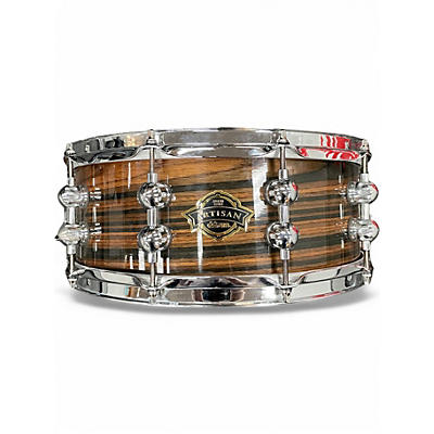 Used ddrum 14in ARTISAN SERIES SNARE Brown Drum