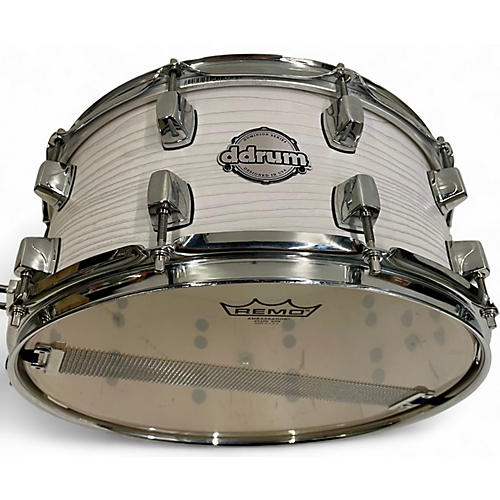 Used ddrum 14in DOMINION SERIES WHITE Drum WHITE 33