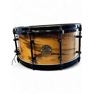 Used ddrum 14in Dios Maple zebra Drum