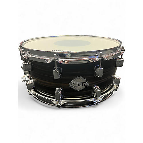 Used ddrum 14in Dominion Maple Snare Olive metallic  Drum Olive metallic  33