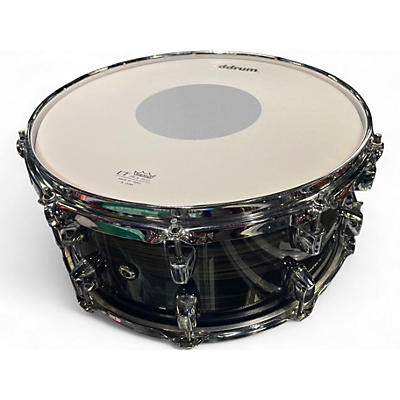 Used ddrum 14in Dominion Maple Snare Royal Olive Drum
