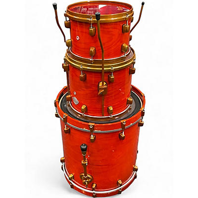 Used ddrum 3 Piece 3 pc orange Drum Kit
