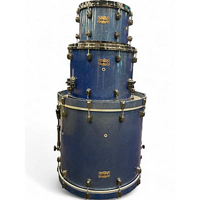 Used ddrum 3 Piece Dominion Maple Metallic Blue Drum Kit