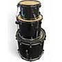 Used ddrum 3 Piece Journeyman Shell Pack Black Drum Kit Black