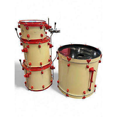 Used ddrum 4 Piece DIABLO WHITE Drum Kit