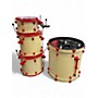 Used ddrum 4 Piece DIABLO WHITE Drum Kit WHITE