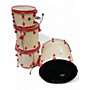 Used ddrum 4 Piece Diablo white Drum Kit white