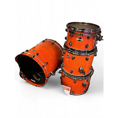 Used ddrum 4 Piece Dominion ash Orange Drum Kit