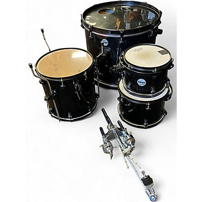 Used ddrum 4 Piece Journeyman Player Black Drum Kit