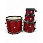 Used ddrum 4 Piece Journeyman Player Metallic Red Drum Kit Metallic Red