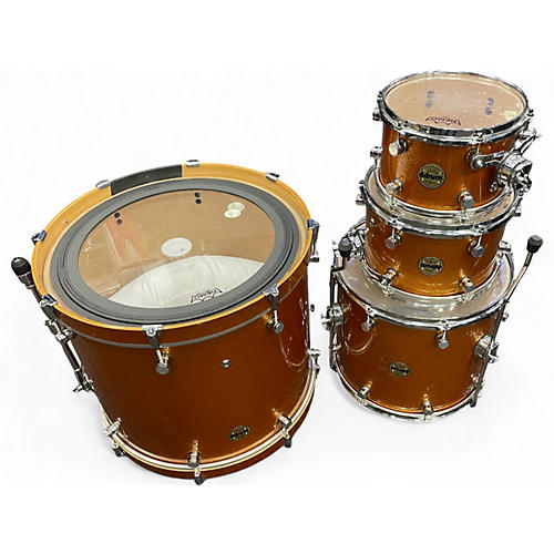 Used ddrum 4 Piece Paladin Maple Metallic Orange Drum Kit Metallic Orange