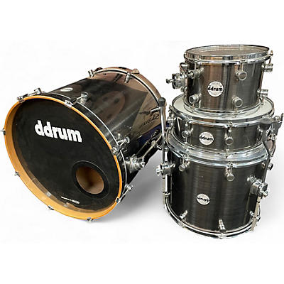 Used ddrum 4 Piece Reflex Gunmetal Gray Drum Kit