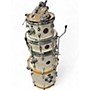 Used ddrum 4 Piece SE Flyer Pitstop 4pc Shell Pack White Pearl Drum Kit White Pearl