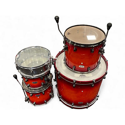 Used ddrum 5 Piece AMX DOMINION Orange Drum Kit