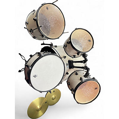 Used ddrum 5 Piece D Series White Drum Kit
