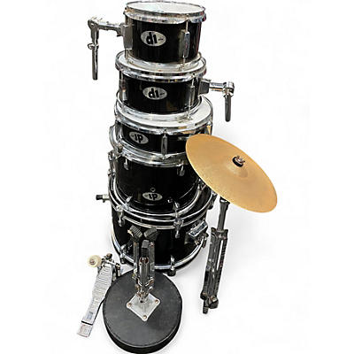 Used ddrum 5 Piece D1 Junior Black Drum Kit