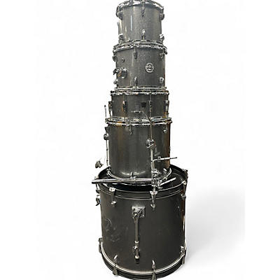 Used ddrum 5 Piece D2 Silver Sparkle Drum Kit