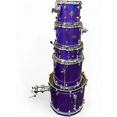 Used ddrum 5 Piece Dominion Maple AMETHYST PURPLE WRAP Drum Kit