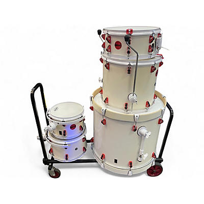 Used ddrum 5 Piece Hybrid White Drum Kit