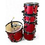 Used ddrum 5 Piece Journeyman Player Metallic Red Drum Kit Metallic Red
