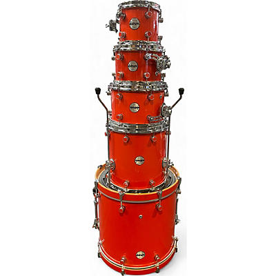 ddrum Used ddrum 5 Piece Reflex Orange Sparkle Drum Kit